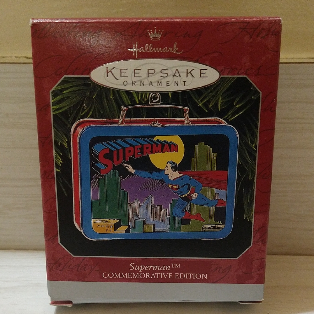 Vintage 1998 Superman Commemorative Edition Hallmark Keepsake Ornament
